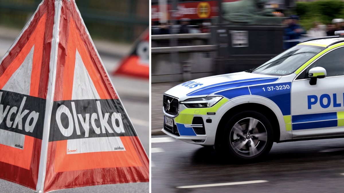 Två tonårsflickor är skadade efter en trafikolycka.