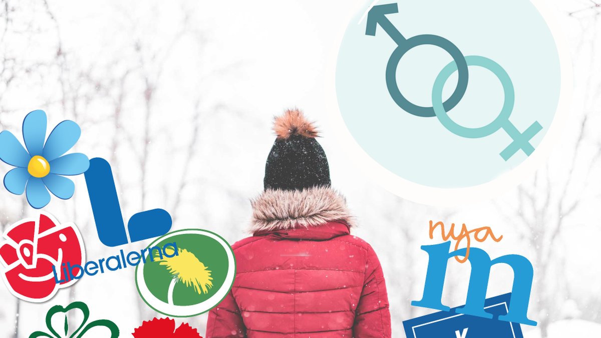Anonym siluett intersex