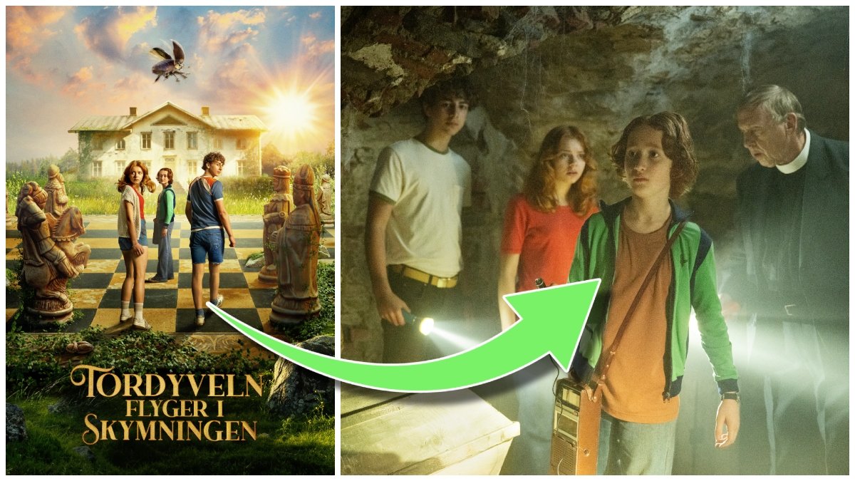 Omslaget till Tordyveln flyger i skymningen och Hjalmar Löfmark Yilmaz, Moa Nåsander, Einar Alvarado Lönberg samt Tomas von Brömssen