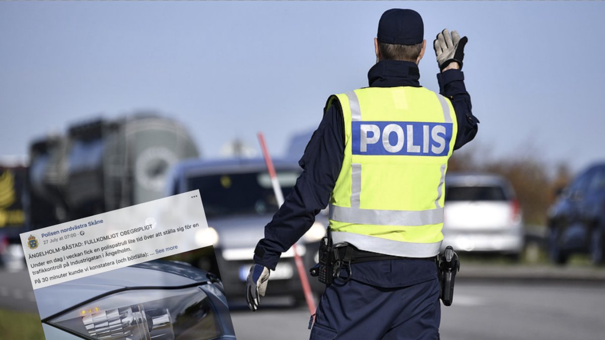 Polisen ryter ifrån och vill att det ska sluta varnas för trafikkontroller