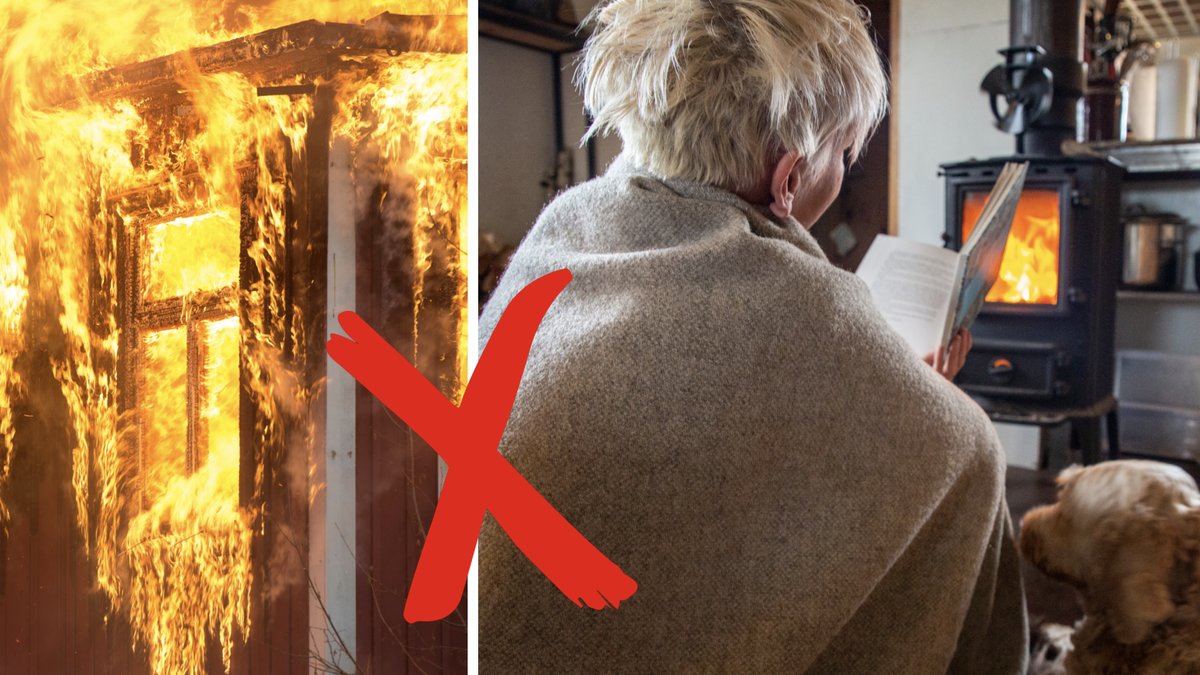 Många eldar för att hålla värmen under vintermånaderna.