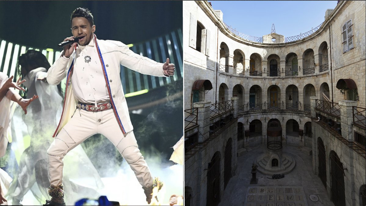 Jon Henrik Fjällgren, allvarligt skadad, på fångarna på fortet