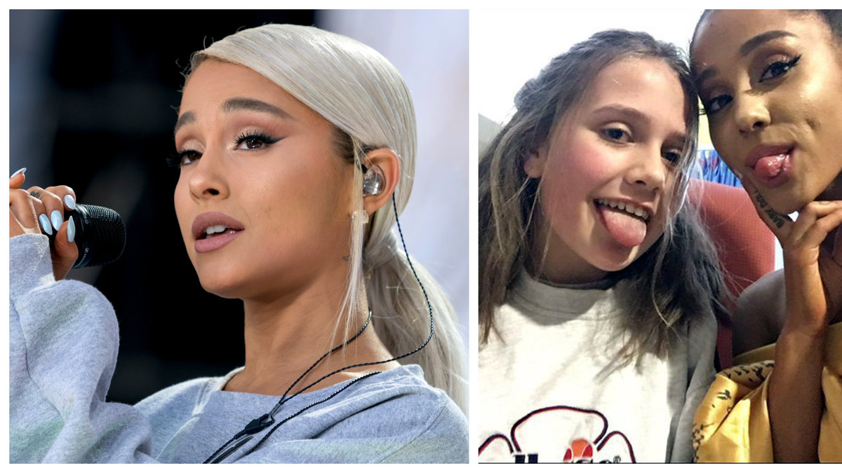 Ariana Grande klarar inte av att träffa sina fans.