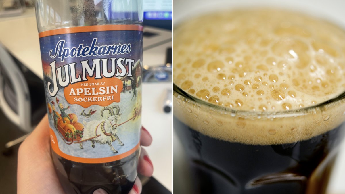 Julmust med apelsnsmak var ingen höjdare, enligt Nyheter24:s testpanel. 
