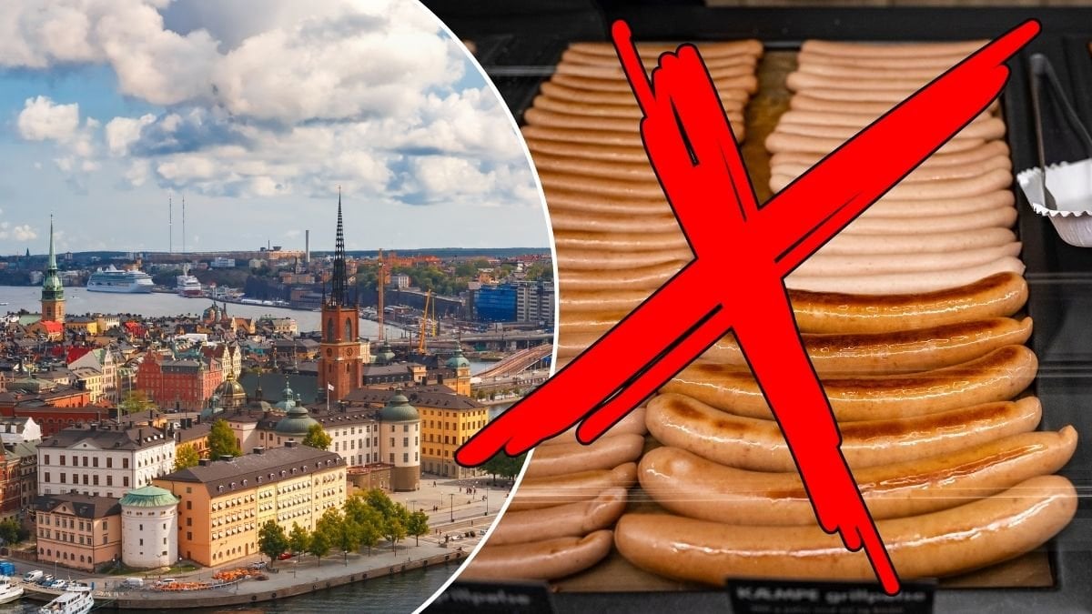 Bild på Stockholm och korv.