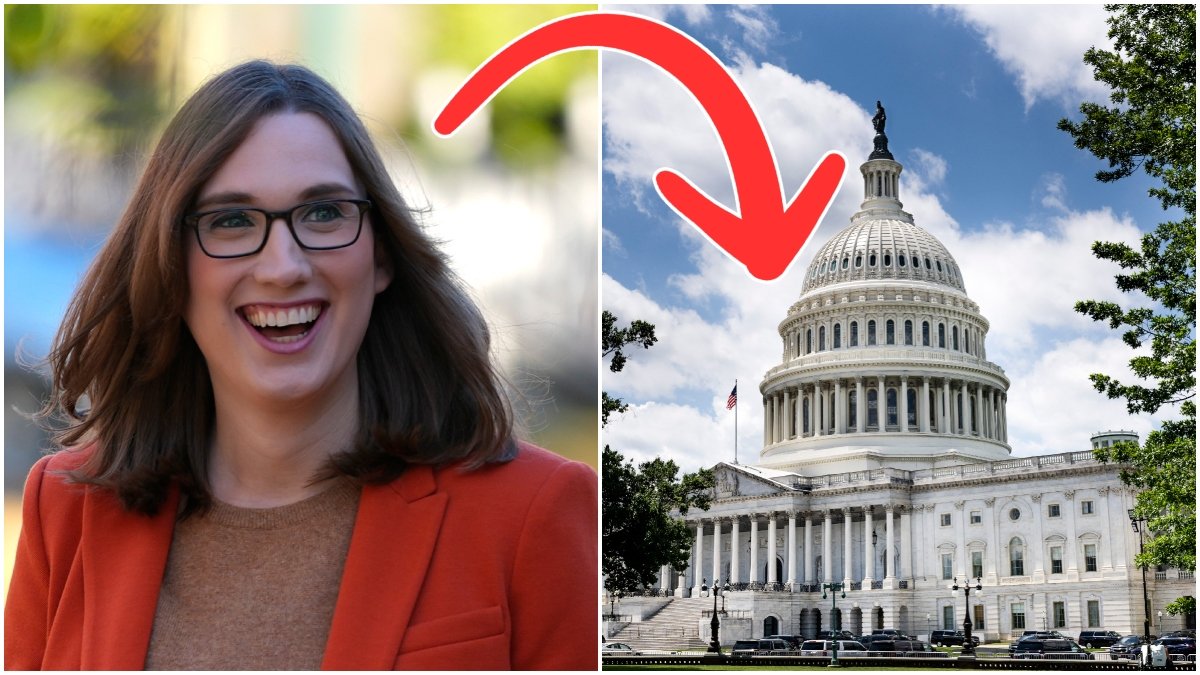 Sarah McBride har valts in i kongressen som första transperson någonsin.