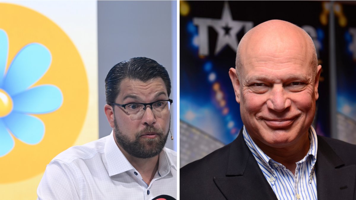 Under onsdagens partiledardebatt blev utspelade sig bråk mellan SD-ledaren och Robert Aschberg.