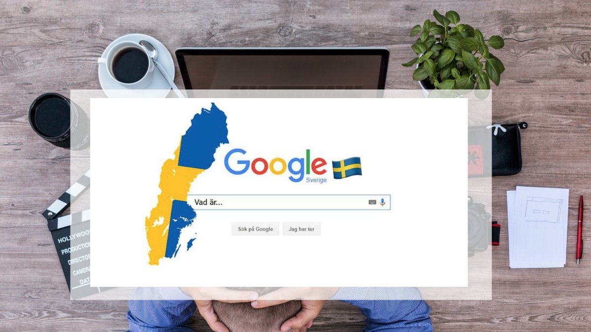 Google man vid dator filmklappa sverige