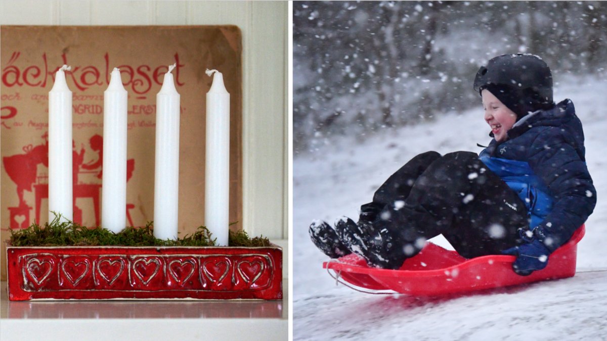 Genrebild på snö.