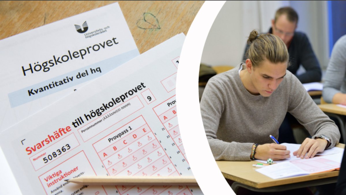 Högskoleprovet, person som gör prov