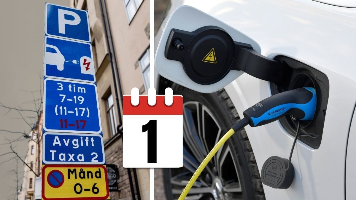 Ladda elbil.