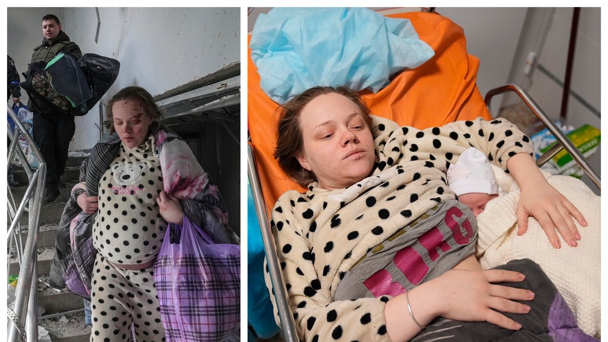 Marianna Vishegirskaya överlevde sjukhusattacken i Mariupol.