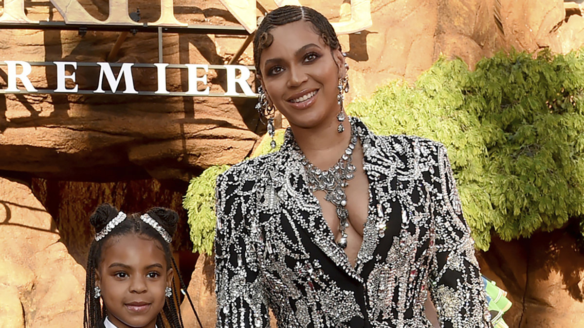 Blue Ivy Carter och Beyoncé