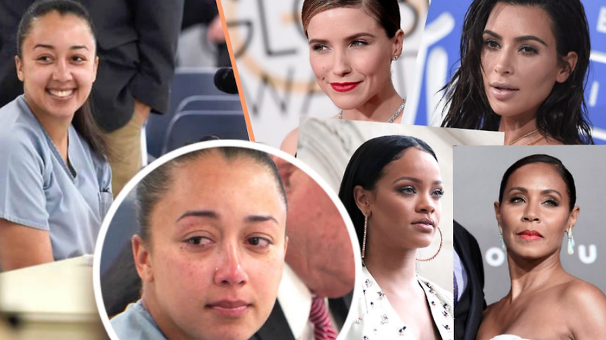 Cyntoia Brown, Kim Kardashian West, Rihanna, Jada Pinkett Smith.