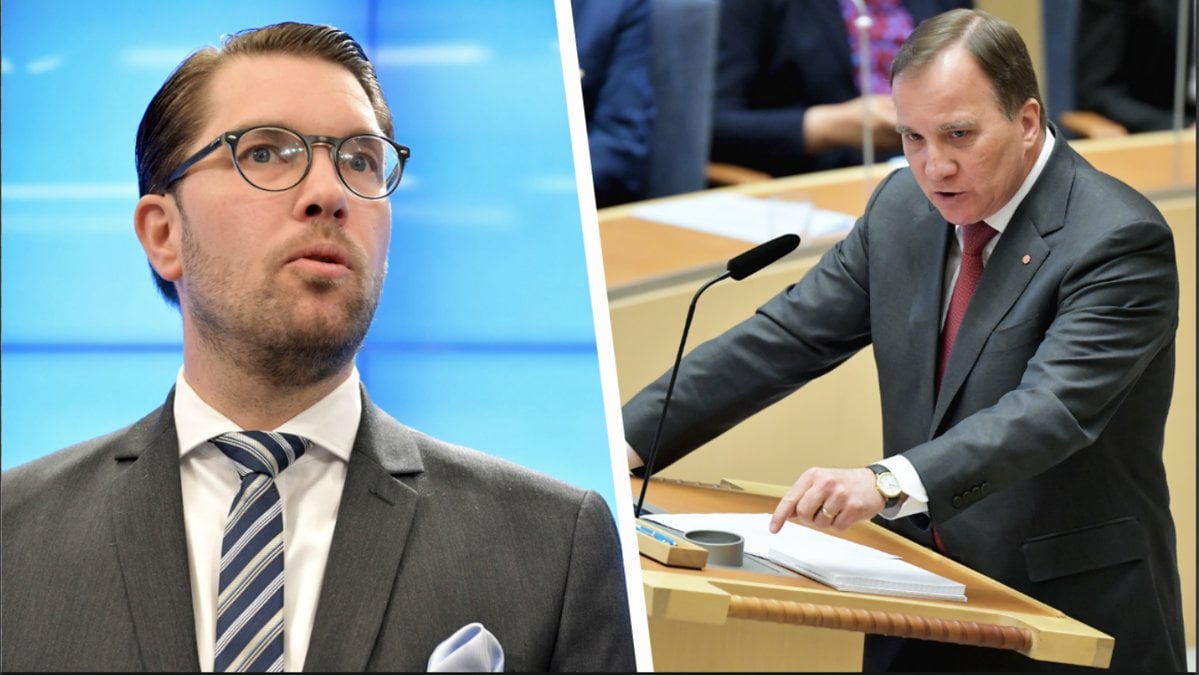 Stefan Löfven och Jimmie Åkesson drabbade samman under onsdagen.