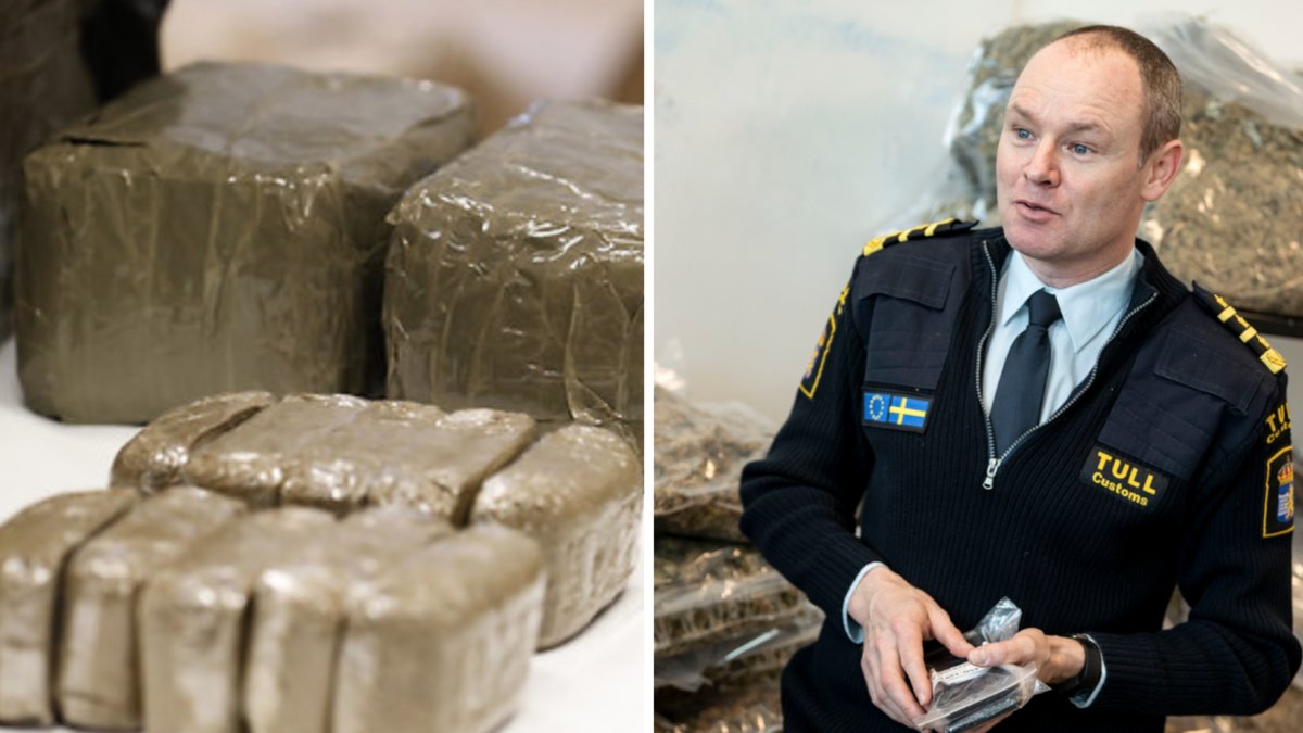 Spansk polis har gjort ett jättebeslag av hasch.