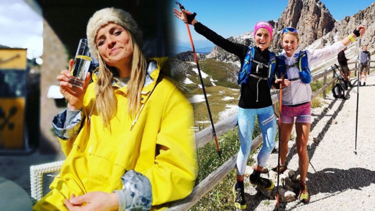 Therese Johaug åker skidor