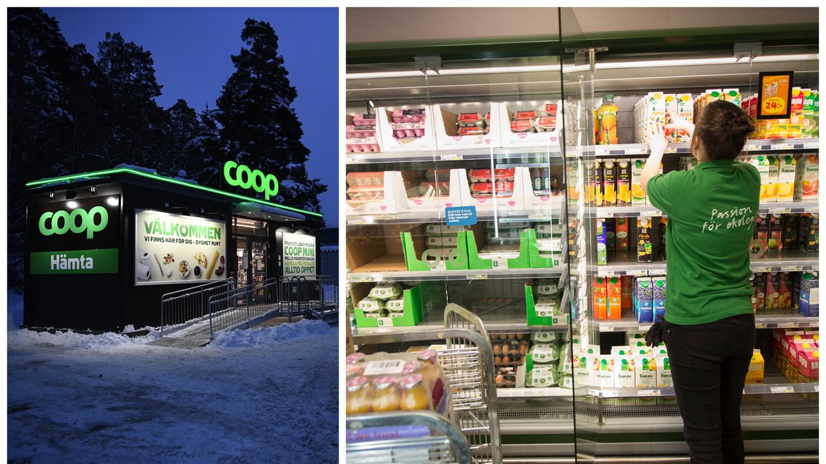 En Coop-anställd berättar om en udda rånsituation.