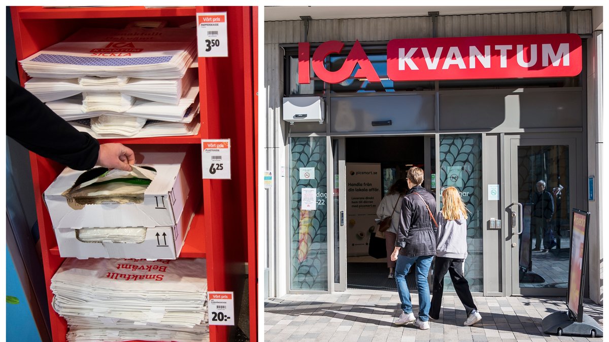 Bilden till höger är från en annan Ica Kvantum-butik än den som nämns i artikeln.