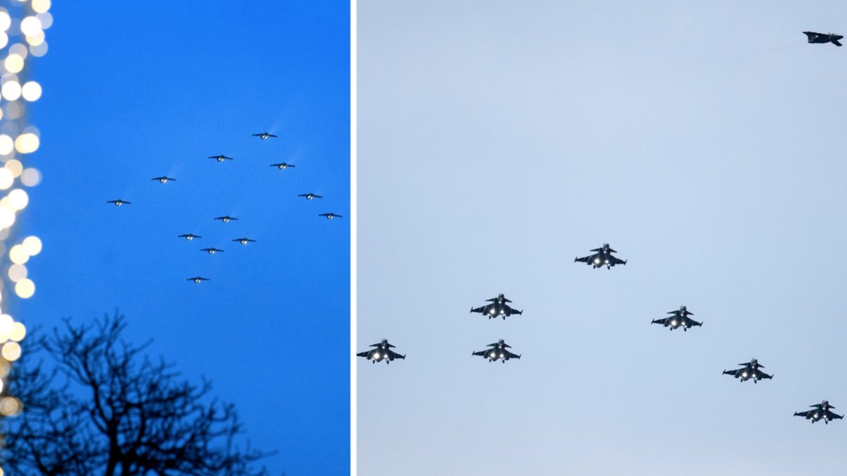 Julgransflygning.