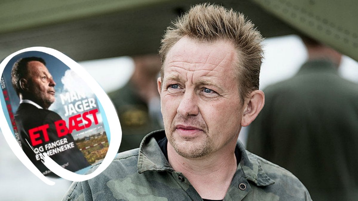 Peter Madsen läste boken Man jager et bæst og fanger et menneske​