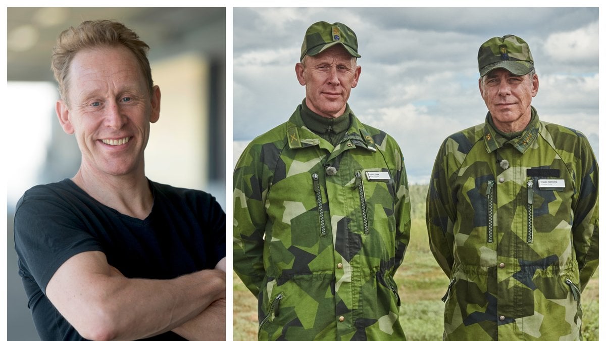 Gunde Svan, 60, drillar kändisar i Kompani Svan.