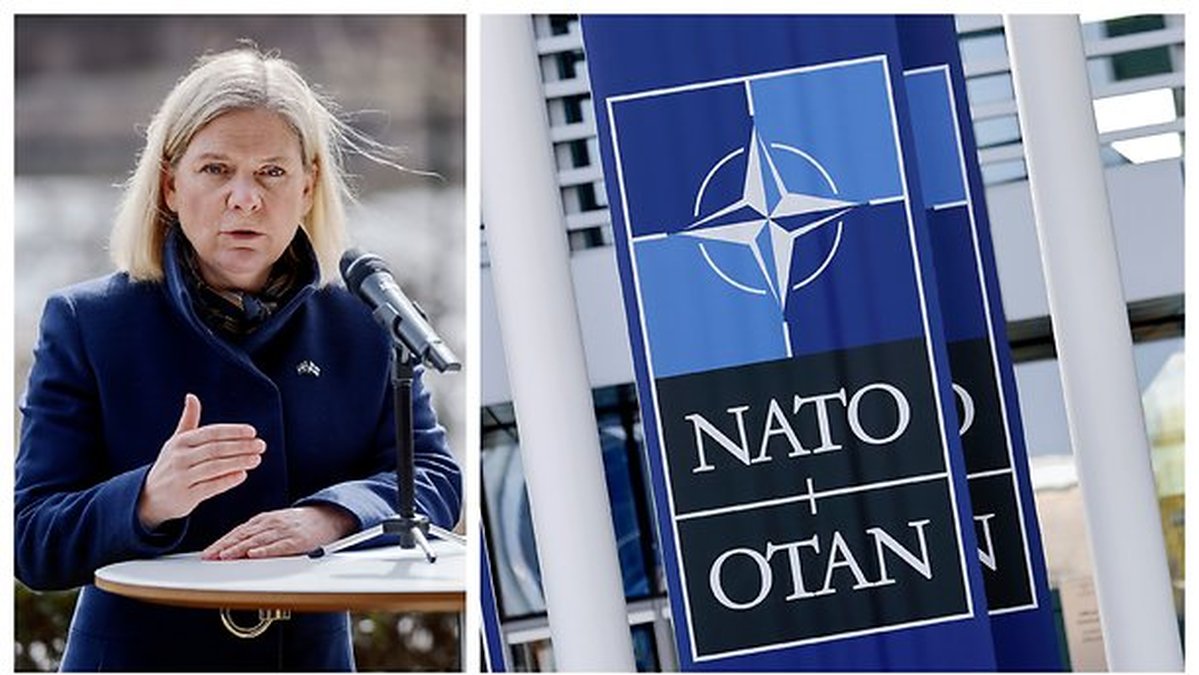 Magdalena Andersson kommenterar Natoansökan.