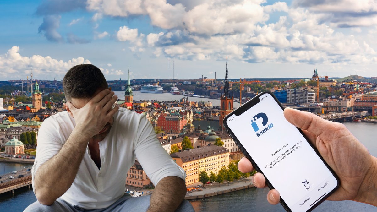 Stockholm, mobil, man