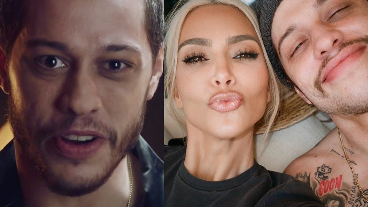 Pete Davidson friade till Kim Kardashian
