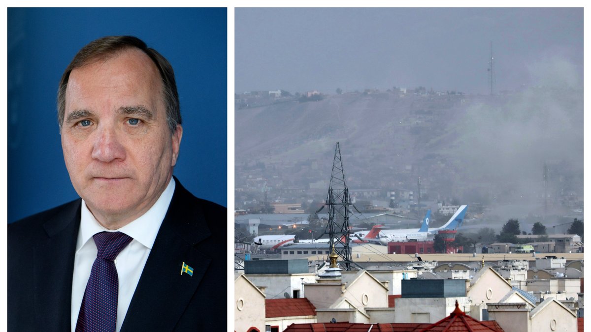 Stefan Löfven fördömer terrorattackerna i Kabul.