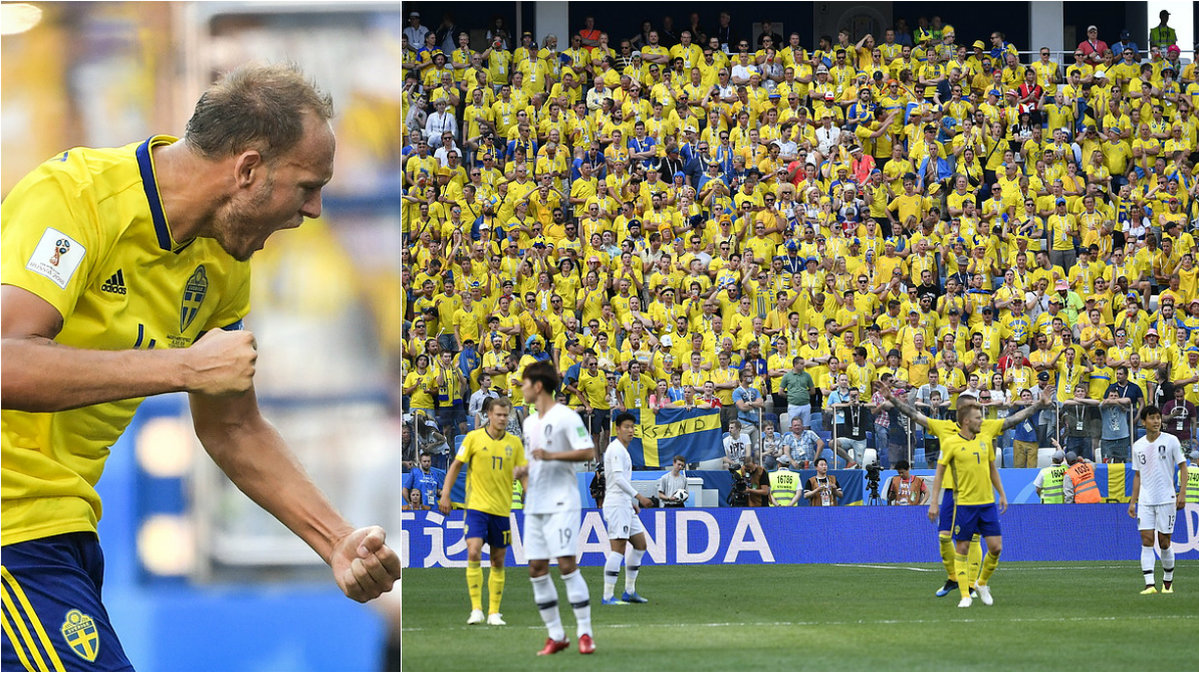 Granqvist och det svenska fansen. 