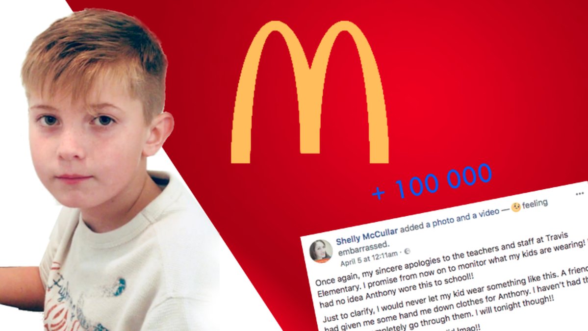 Shelly McCullars Facebookinlägg har blivit en viral succé. 