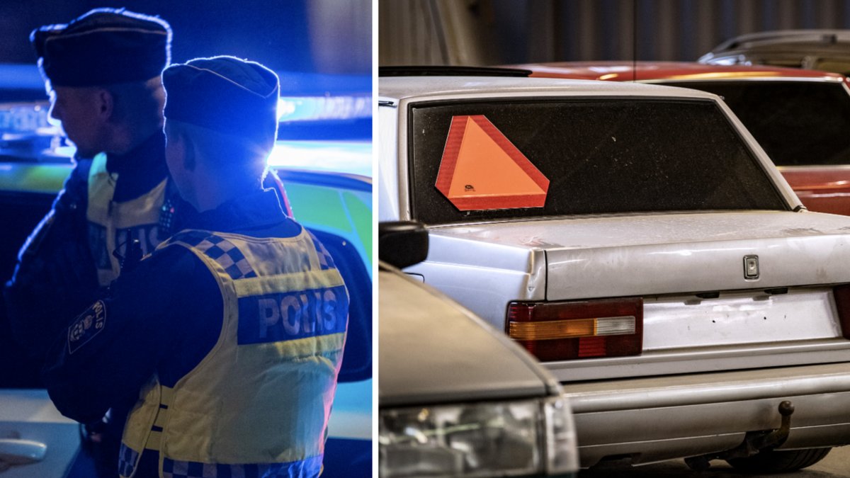 A-traktor studsade fram på vägarna