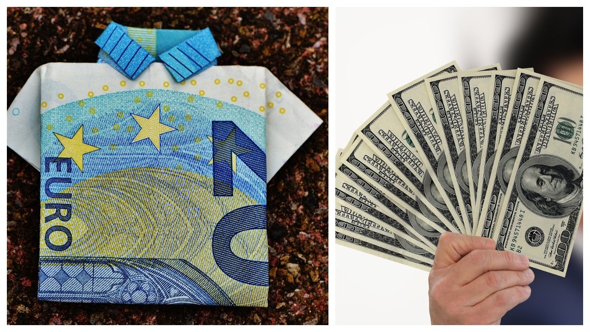 euro dollar svenska kronor