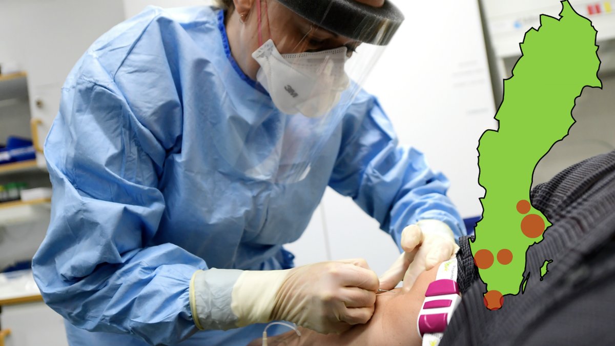 Här är alla bekräftade fall av coronavirus i Sverige