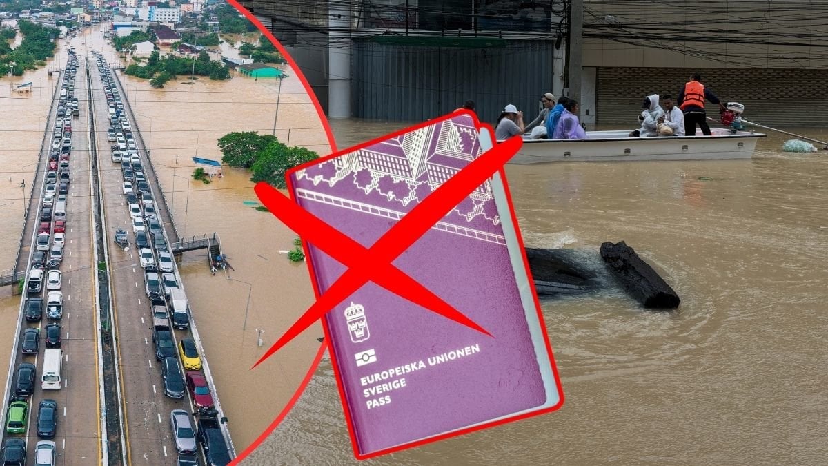 Översvämningar, svenskt pass