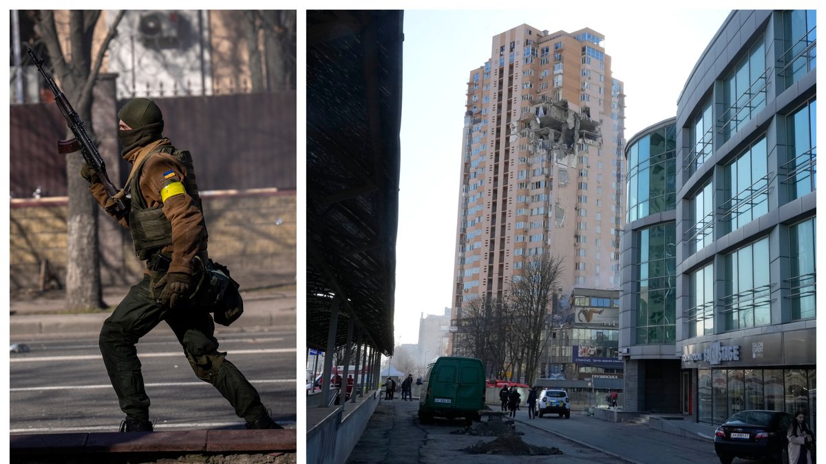 Explosioner har hörts i Kiev.