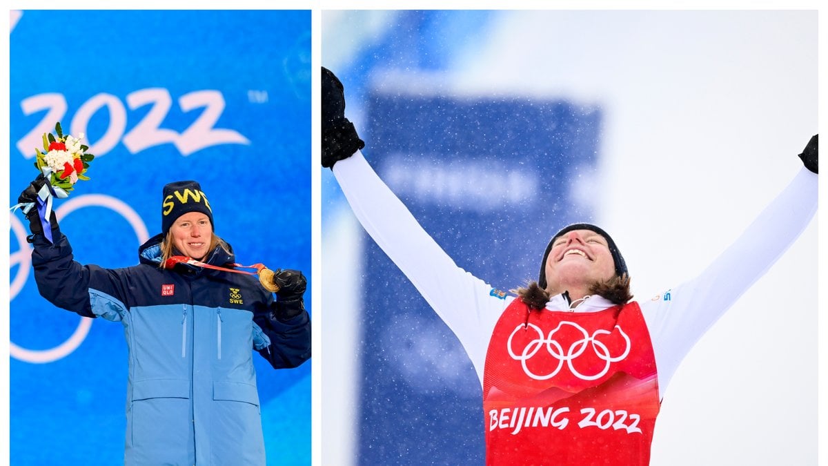 Sandra Näslund vann OS-guld i skicross.
