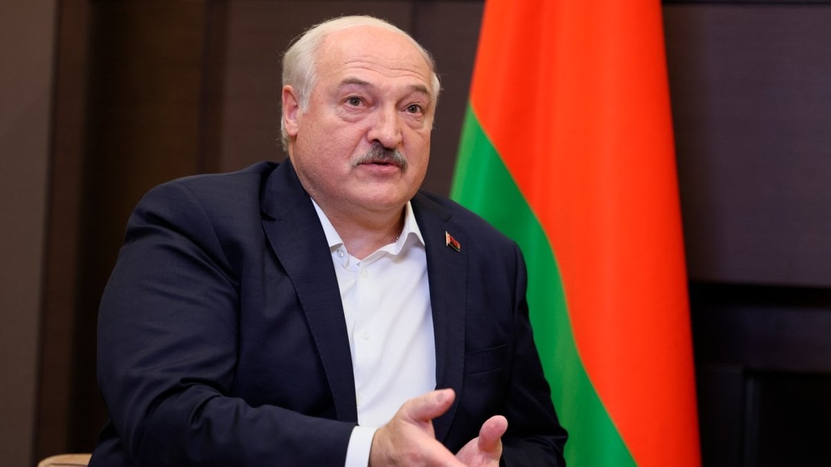 Belarus diktator Aleksandr Lukasjenko. Arkivbild.