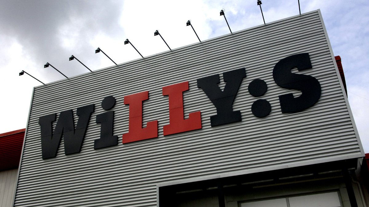 Willys-butik ingång.