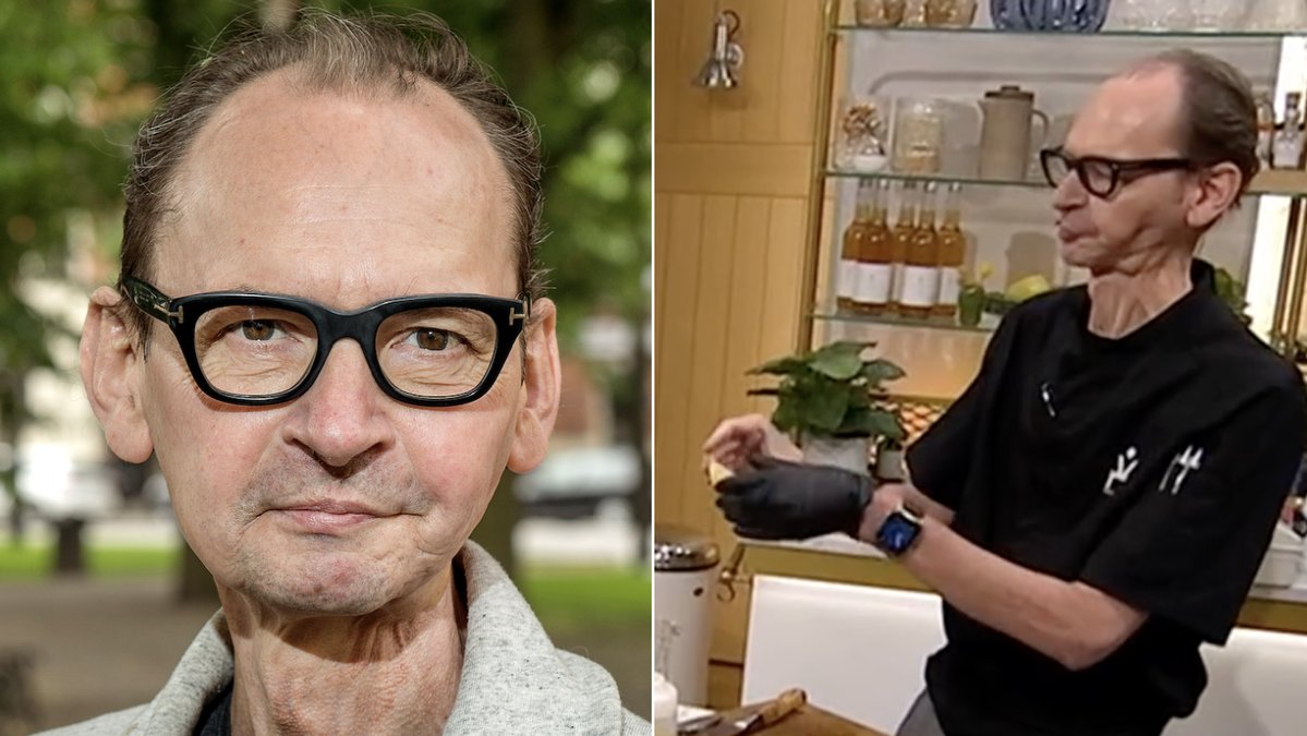 Erik Videgård vet hur en citron ska skäras. 