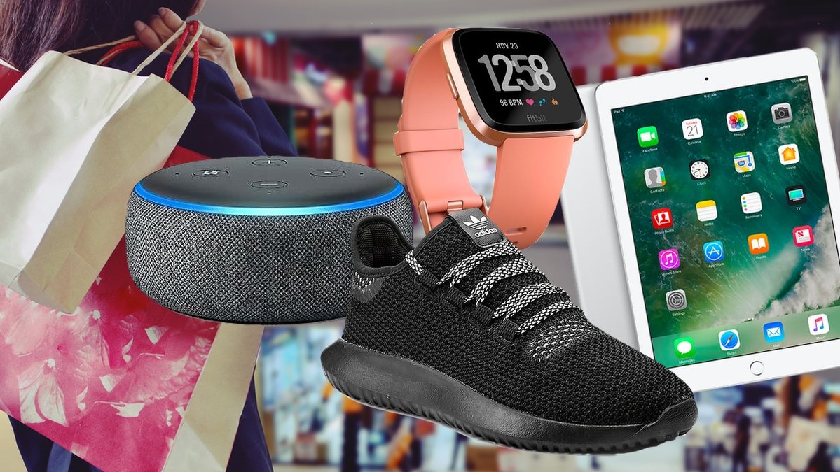 Amazon Echo, Adidas sneakers, Fitbit, iPad till nedsatt pris