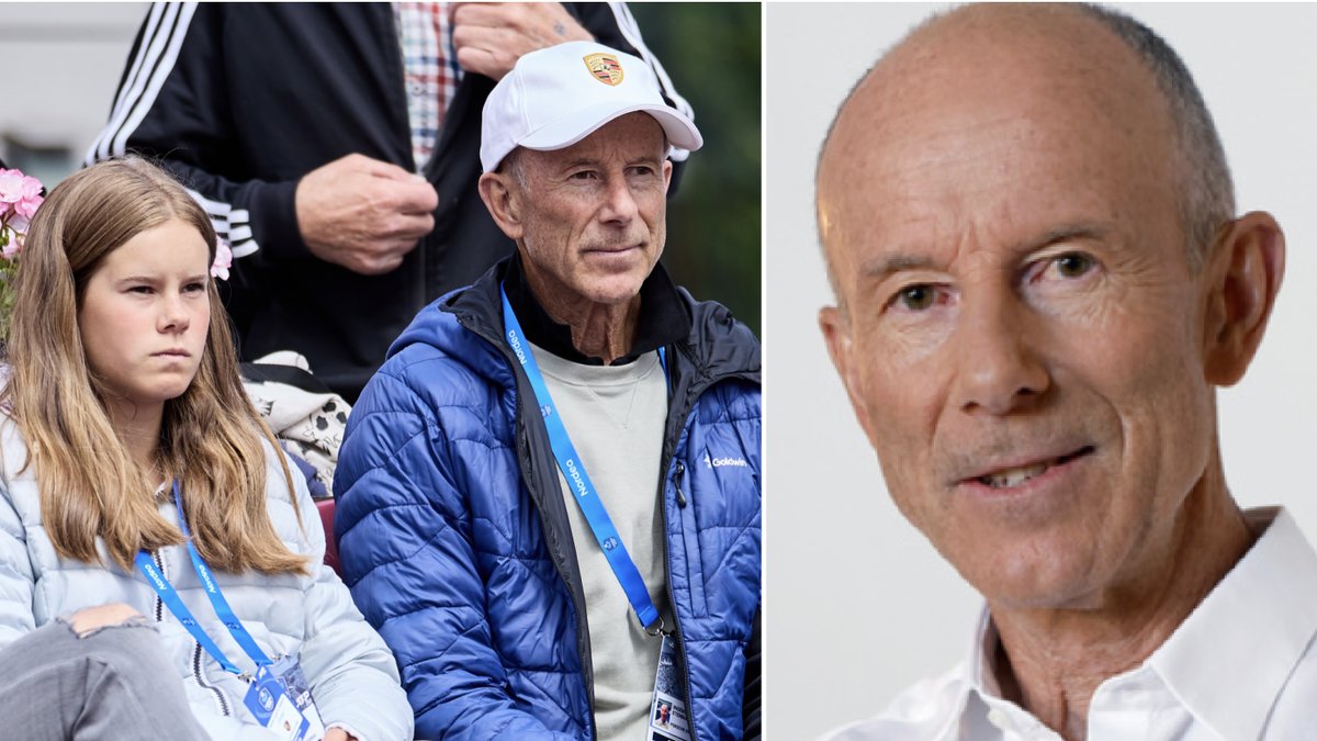 Ingemar Stenmark och dottern Iza.