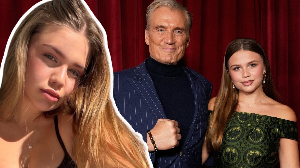 Dolph Lundgren med dottern Greta