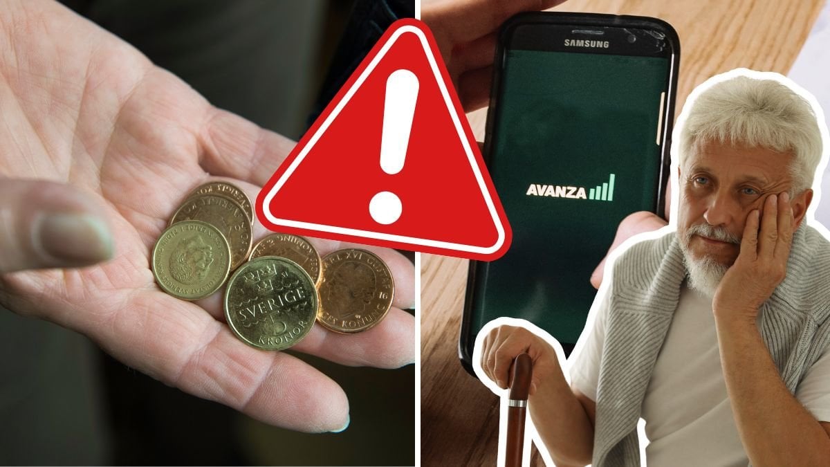 Mynt i handen, Avanzas app och man.