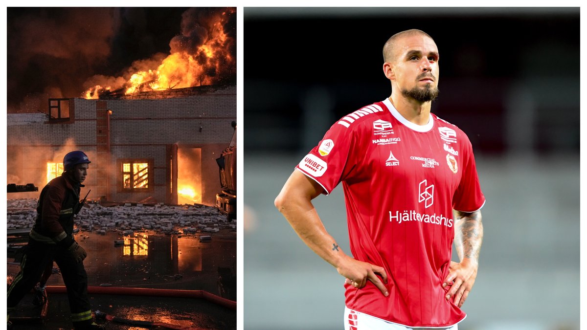 Douglas Bergqvist flydde från Ukraina.