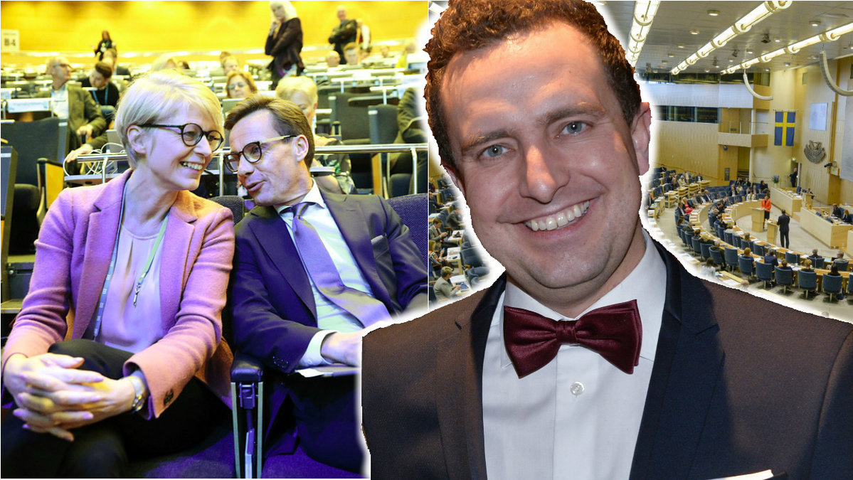 Ulf Kristersson, Elisabeth Svantesson och Tomas Tobé. 
