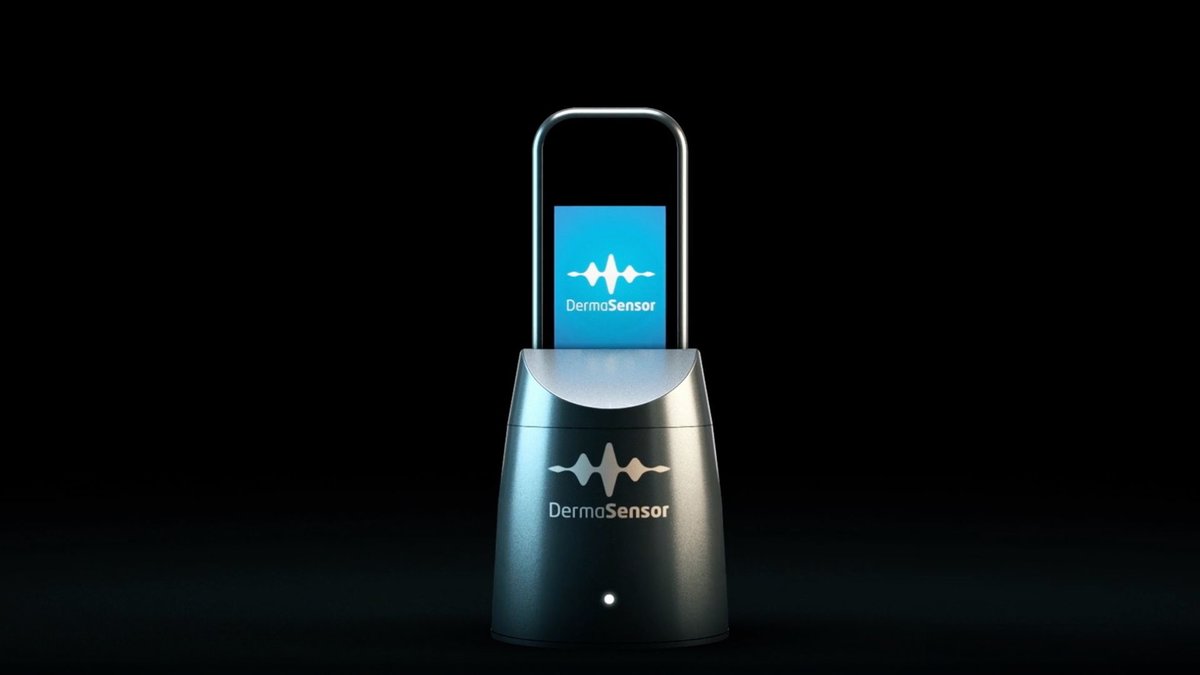 DermaSensor är ett AI-verktyg som kan upptäcka hudcancer.