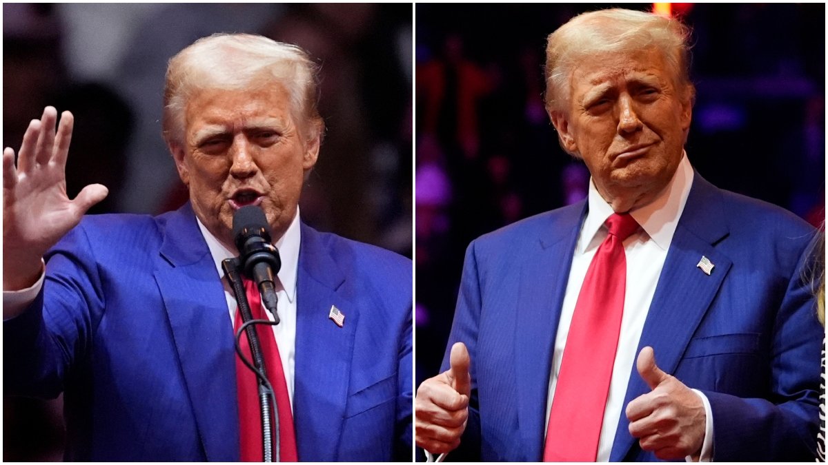 Donald Trump spelade en svensk hitlåt, utan tillstånd, under kampanjmötet i Madison Square Garden.
