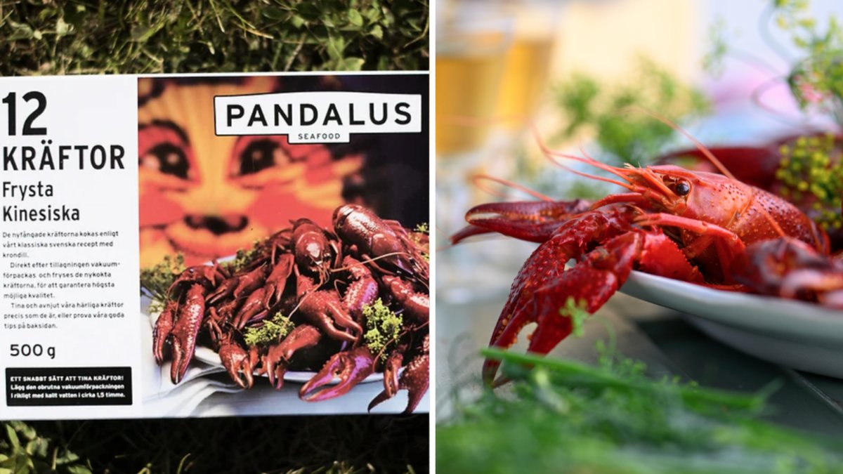 Pandalus återkallar kräftor som producerats i Kina 2022 som kan innehålla salmonella.